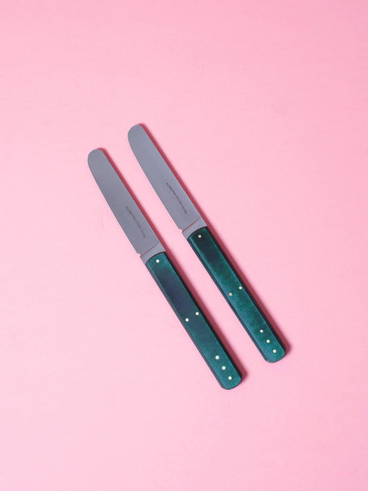 1 2 3 Butter Knives (Green)