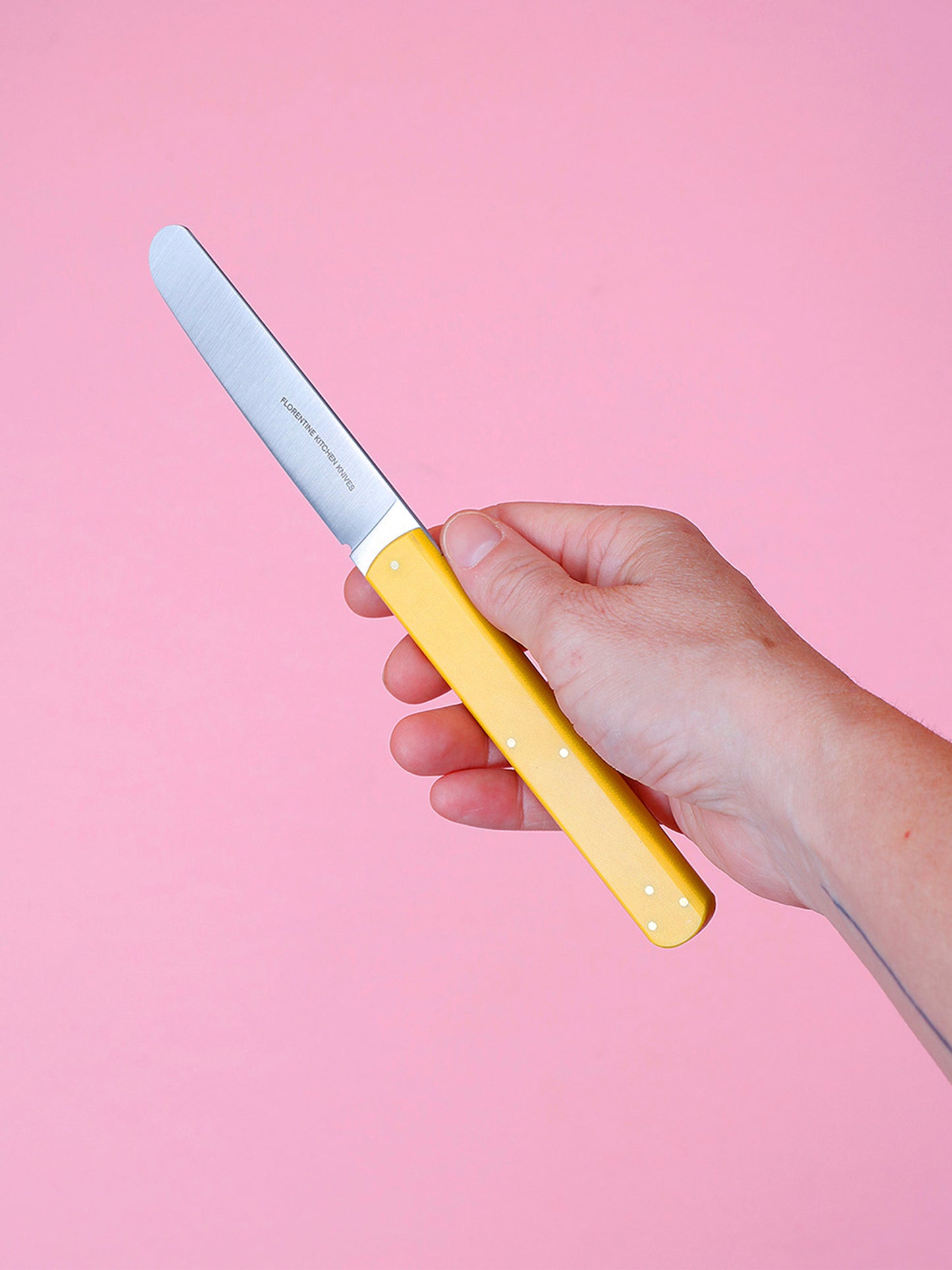 1 2 3 Butter Knives (Yellow)