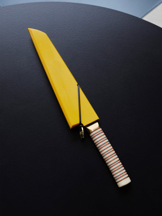 Protector de hoja para cuchillo fileteador (amarillo)