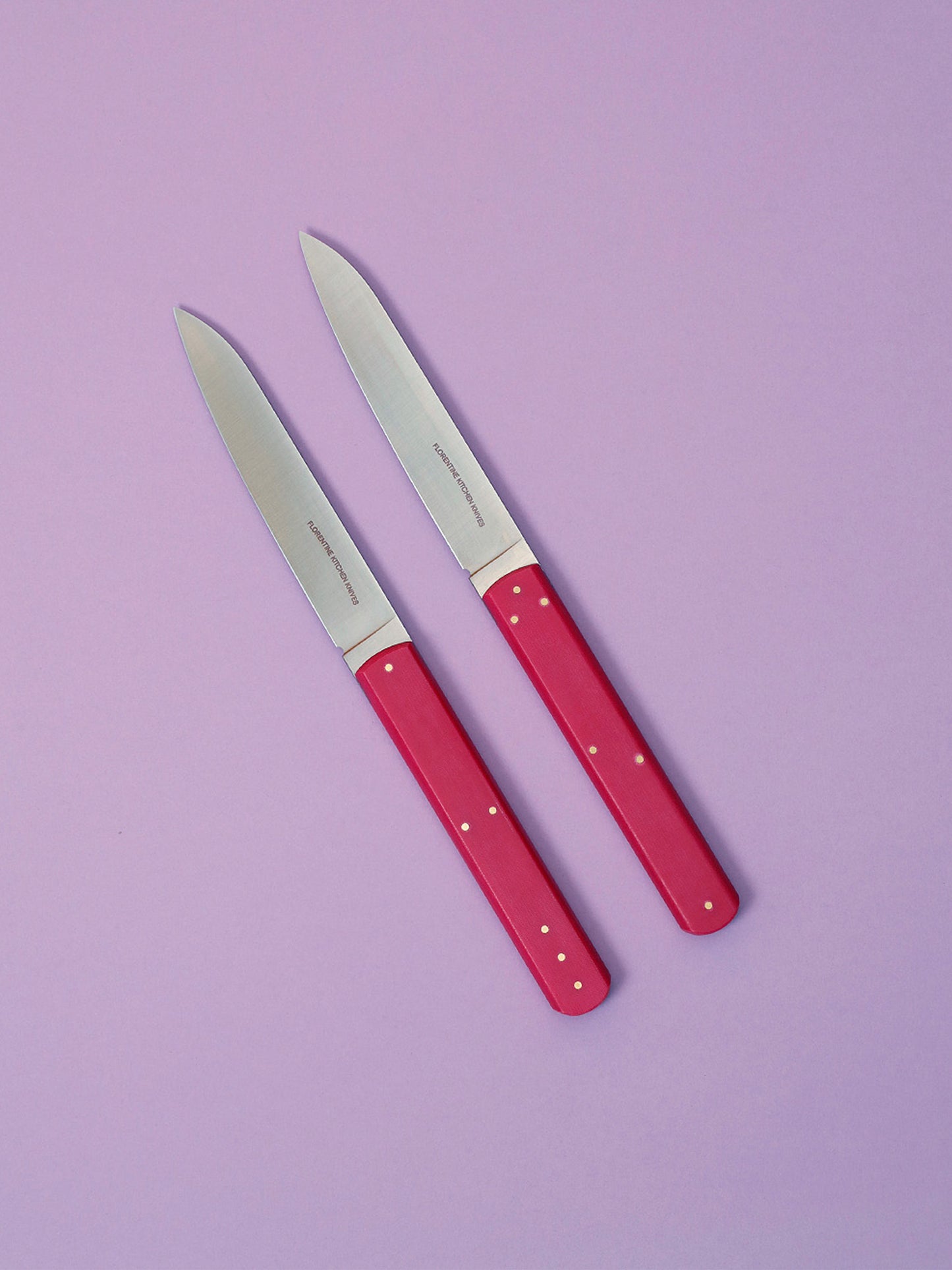 Cuchillos para carne 1 2 3 (rosas)