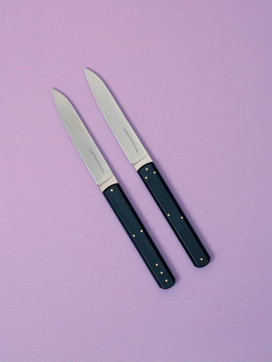 1 2 3 Cuchillos para carne (negros)