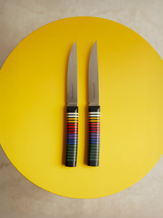 Cuchillo para carne estilo occidental (multicolor)
