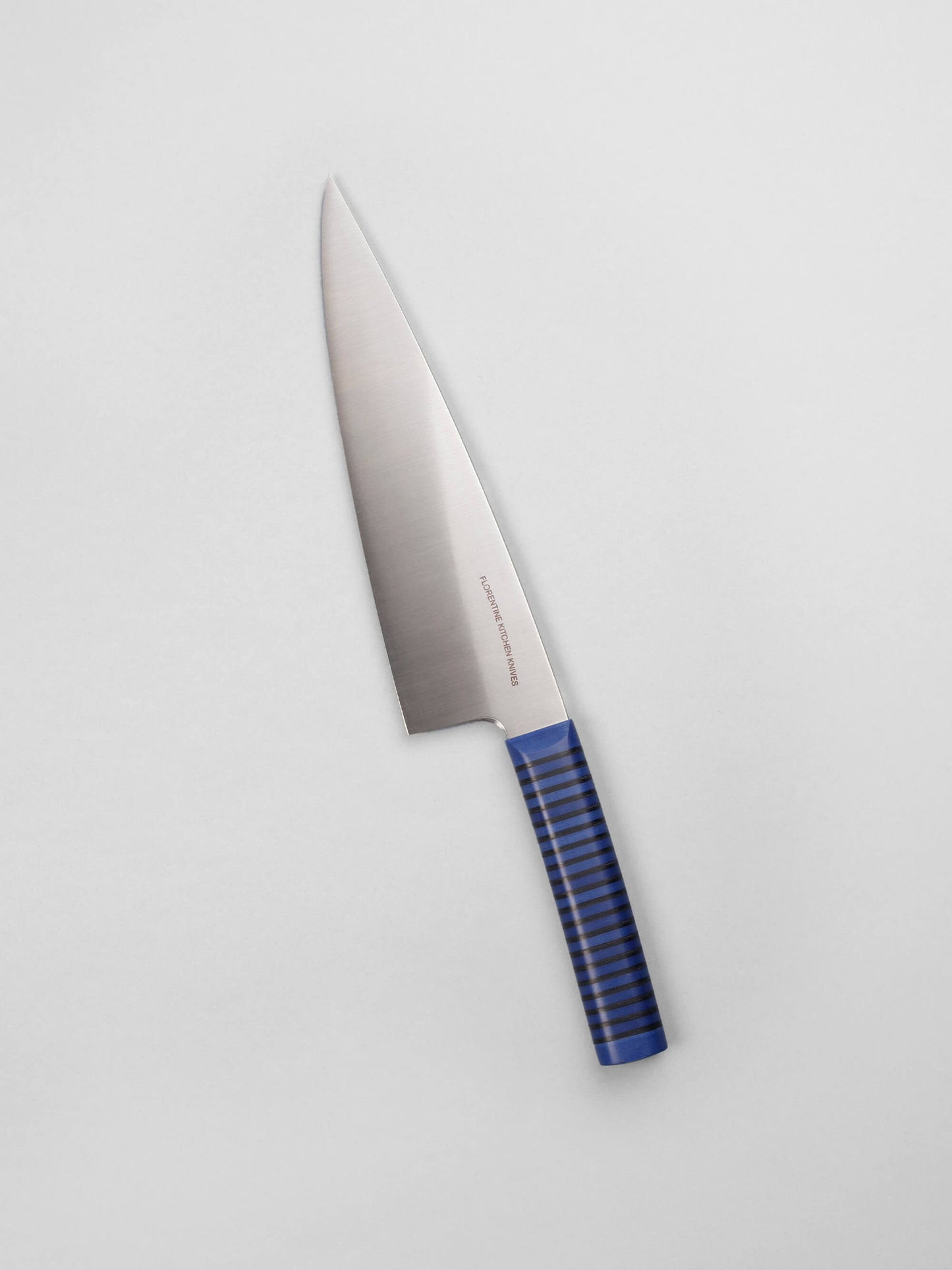 Handcrafted in Barcelona, this chef knife blends high-carbon steel and stacked handle for balance, control, and precision. Perfect for daily prep.