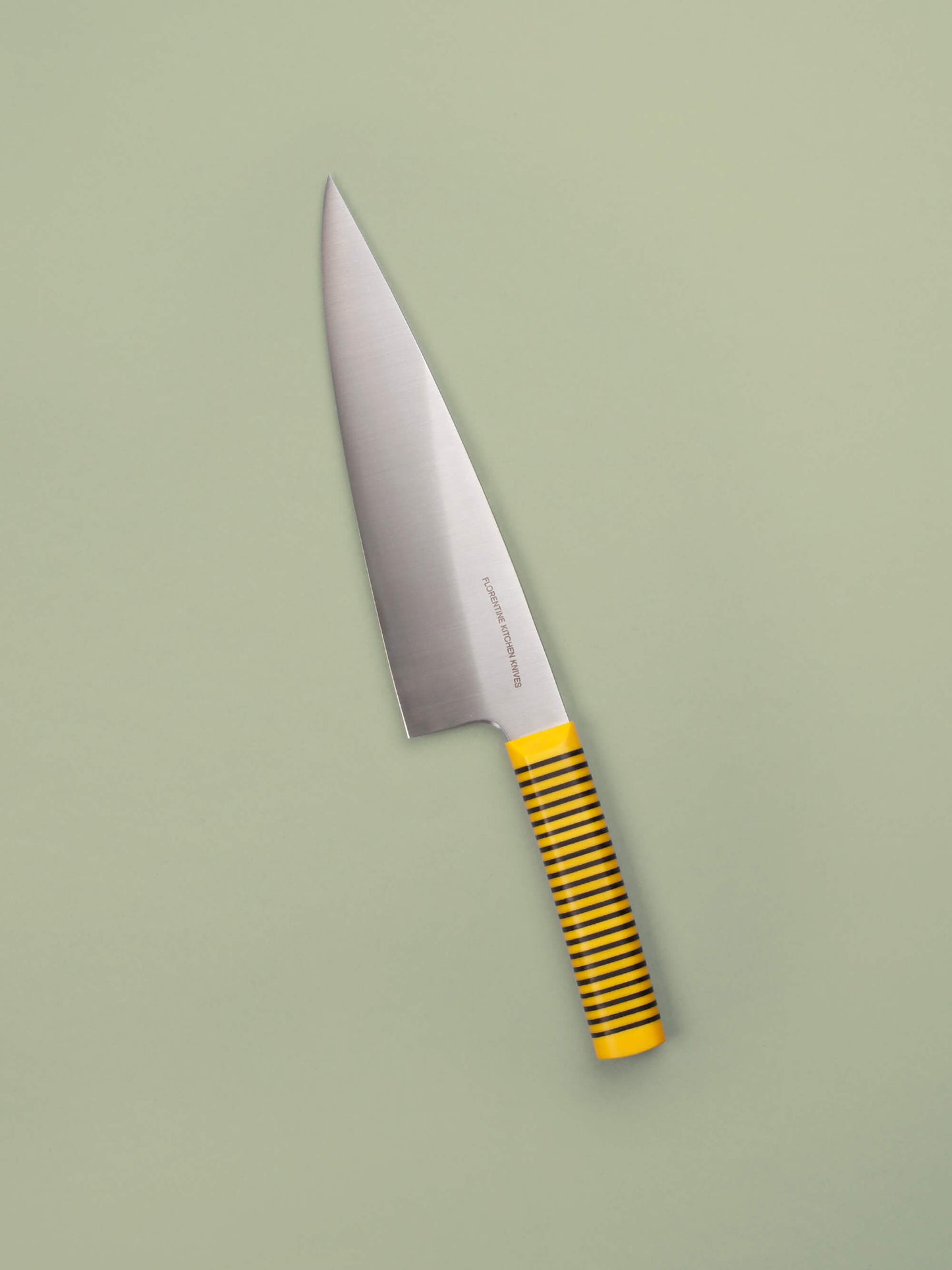 Handcrafted in Barcelona, this chef knife blends high-carbon steel and stacked handle for balance, control, and precision. Perfect for daily prep.