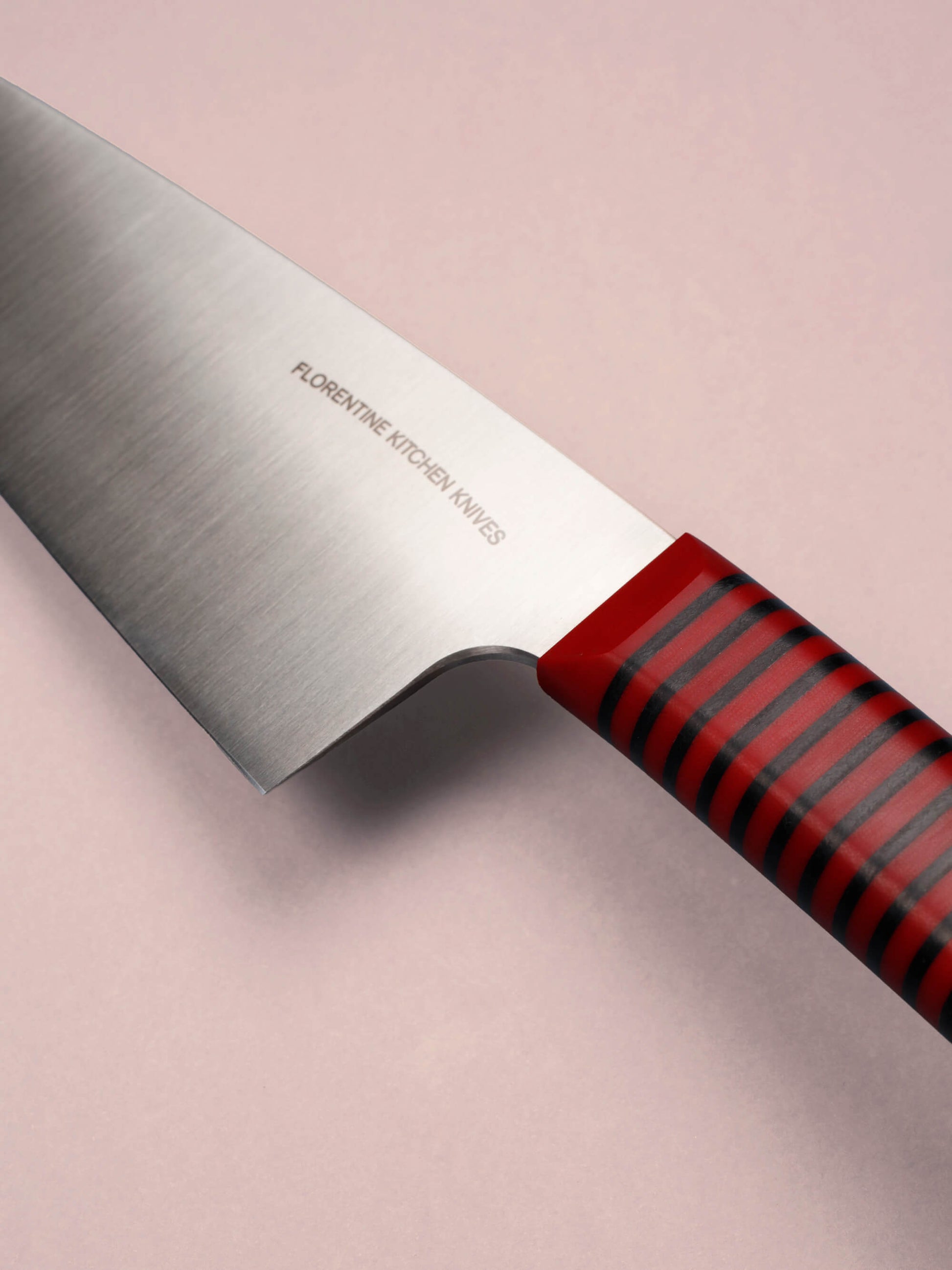 Handcrafted in Barcelona, this chef knife blends high-carbon steel and stacked handle for balance, control, and precision. Perfect for daily prep.