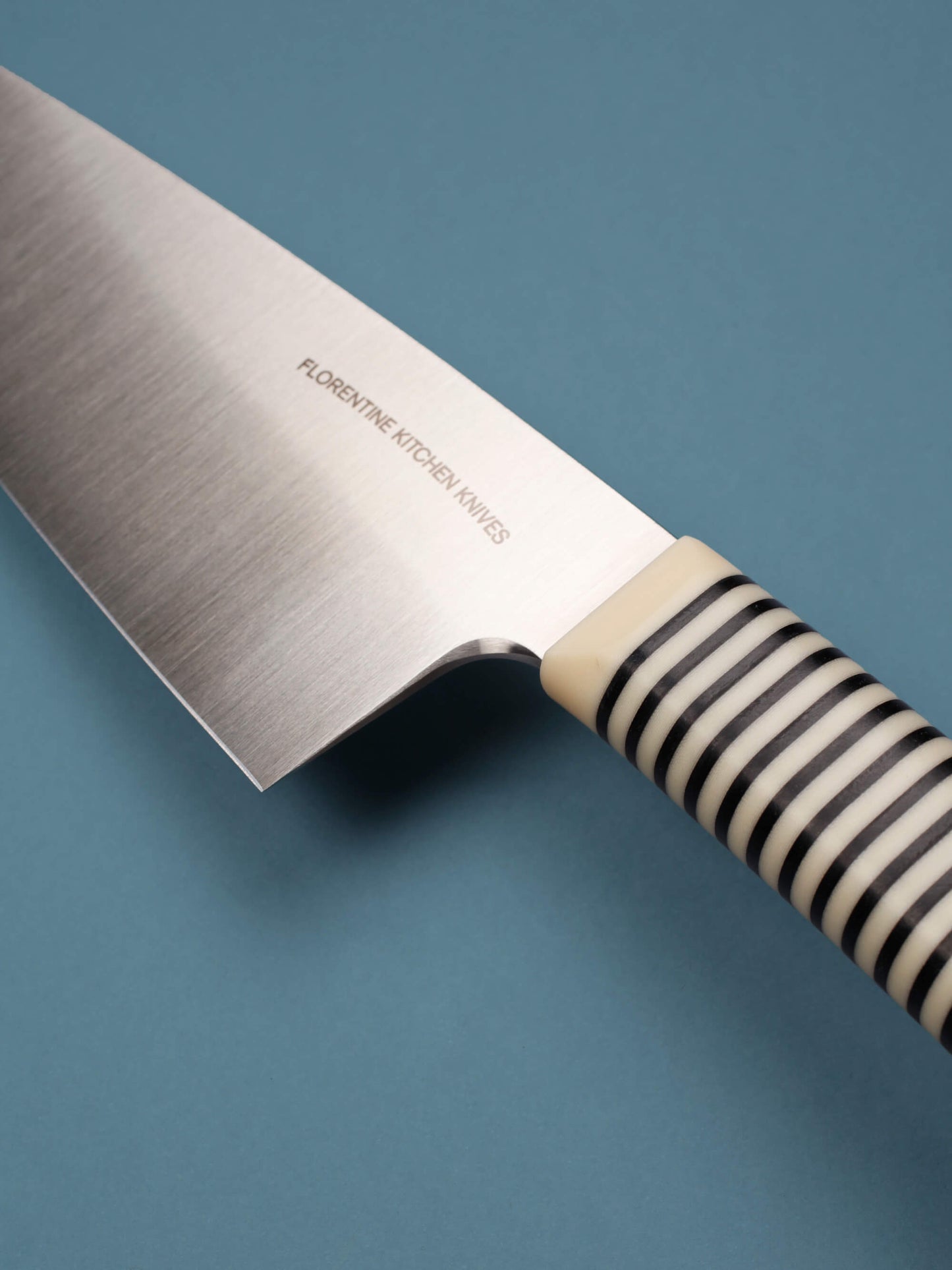 Handcrafted in Barcelona, this chef knife blends high-carbon steel and stacked handle for balance, control, and precision. Perfect for daily prep.