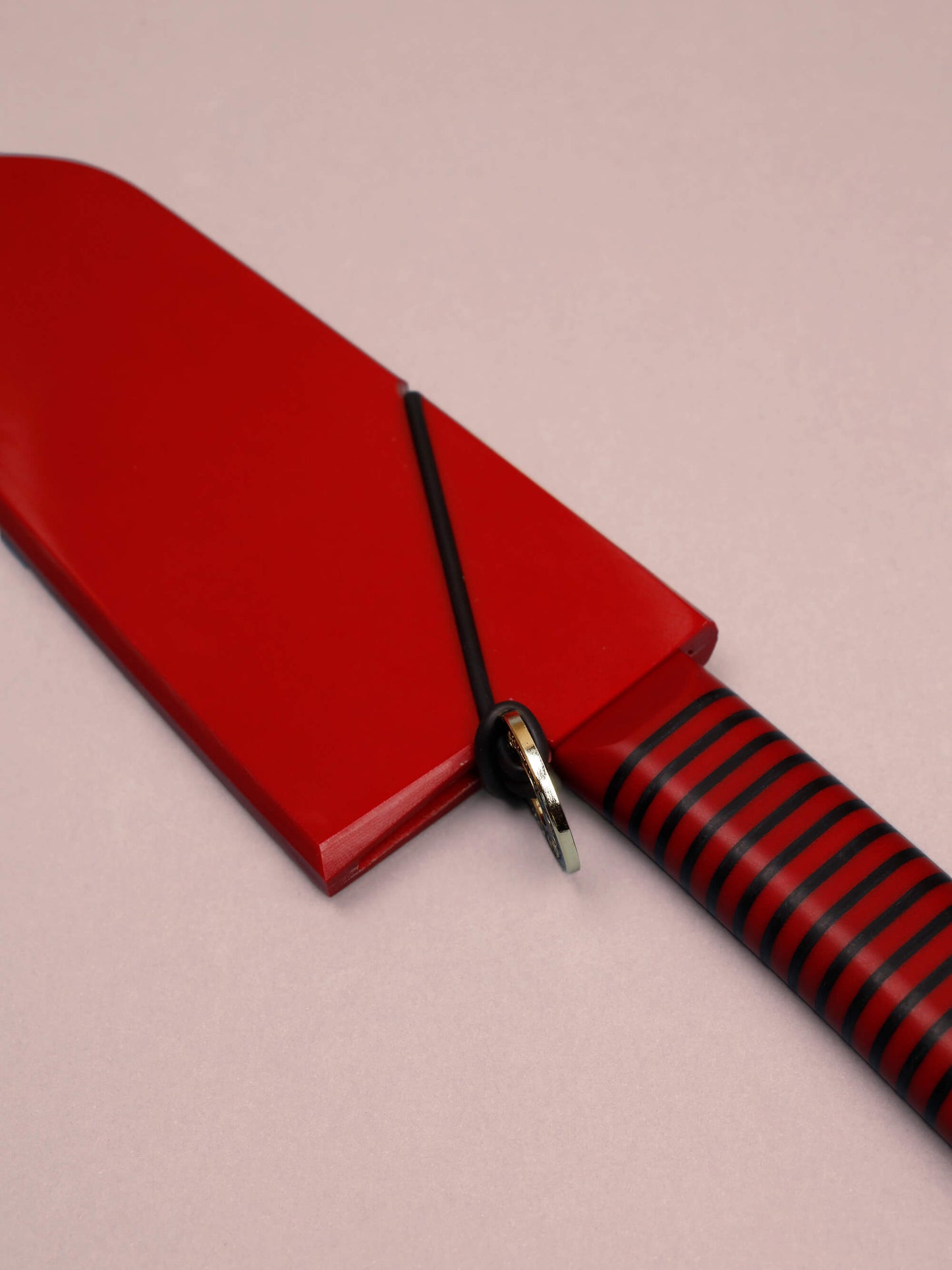 Protector de cuchilla para picadora (rojo)