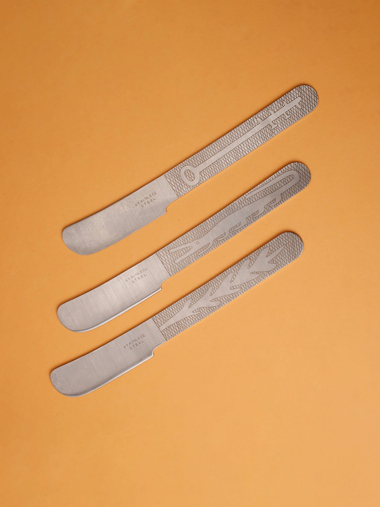 Cuchillo para mantequilla (acero inoxidable)