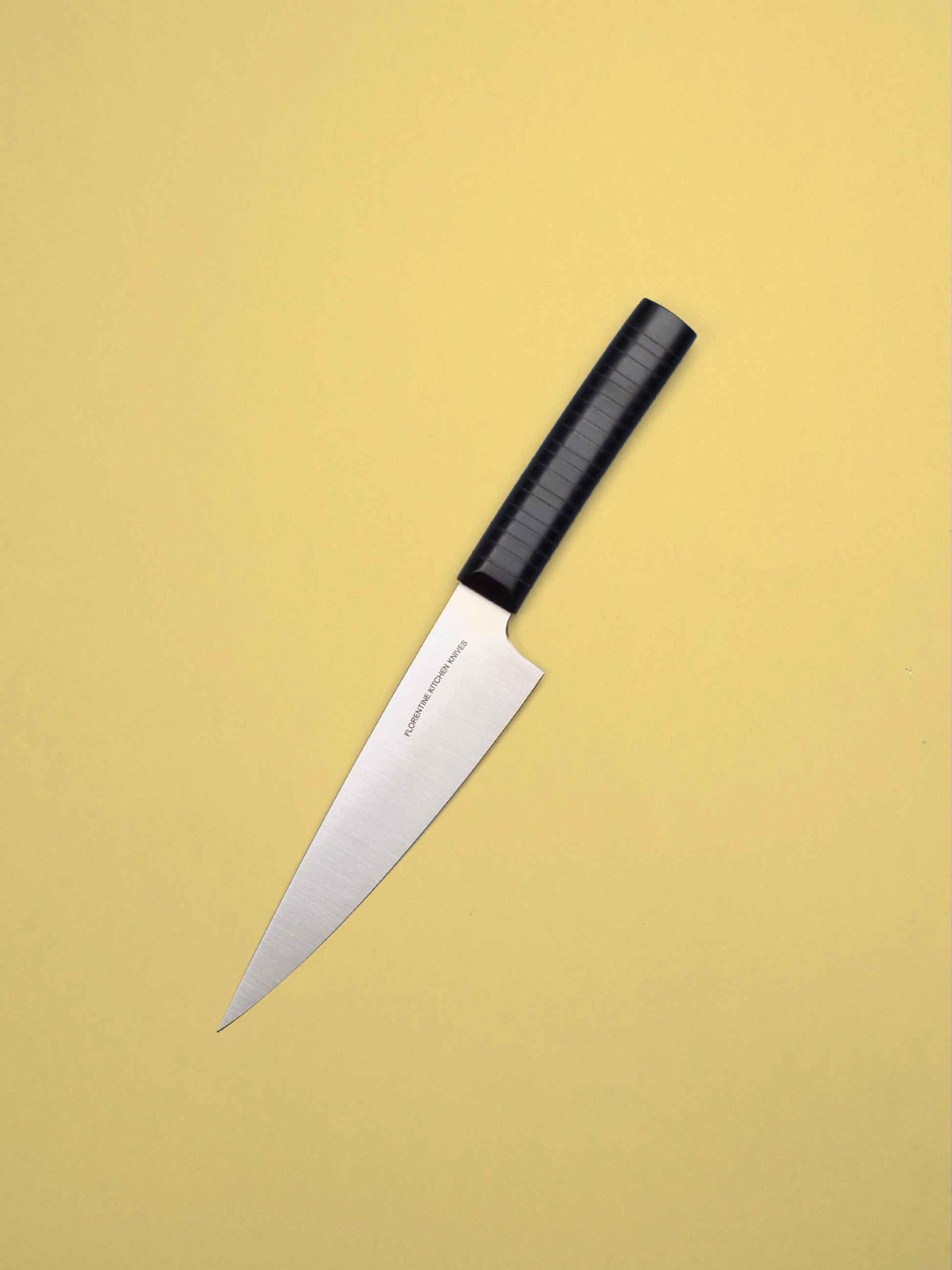 This nimble knife sits between chef and paring. It's ideal for slicing, trimming, and precise prep. Balanced and sharp, Handcrafted in Barcelona.