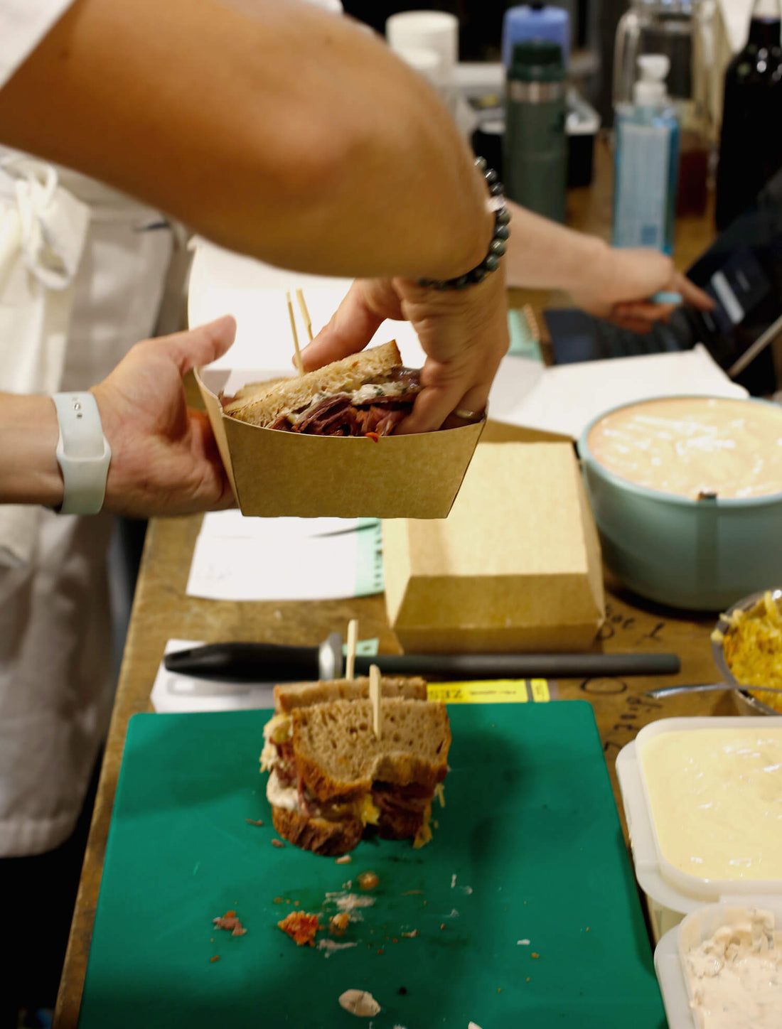 Florentine Kitchen Knives w/Let's Pastrami and Caravelle Brewery