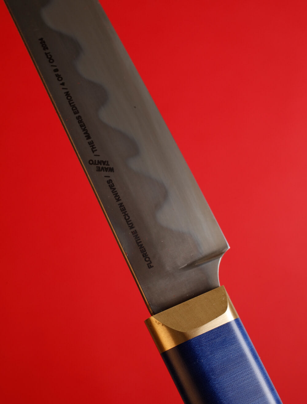 Maker's Edition - Lefty Flame Tanto (Blue)