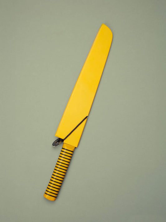 Protector de hoja para cuchillo de pan (rosa)