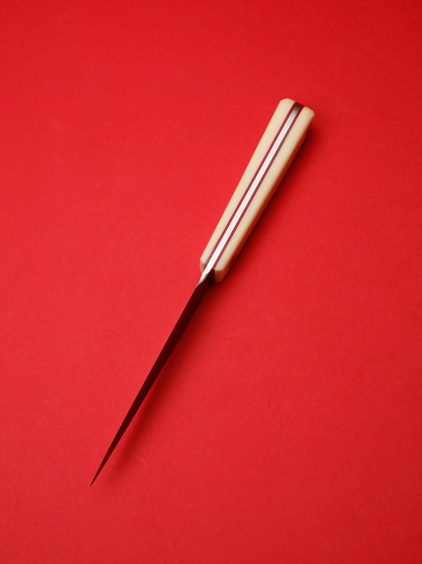 Scaled Paring Knife — New Old Stock (Ivory/Red)