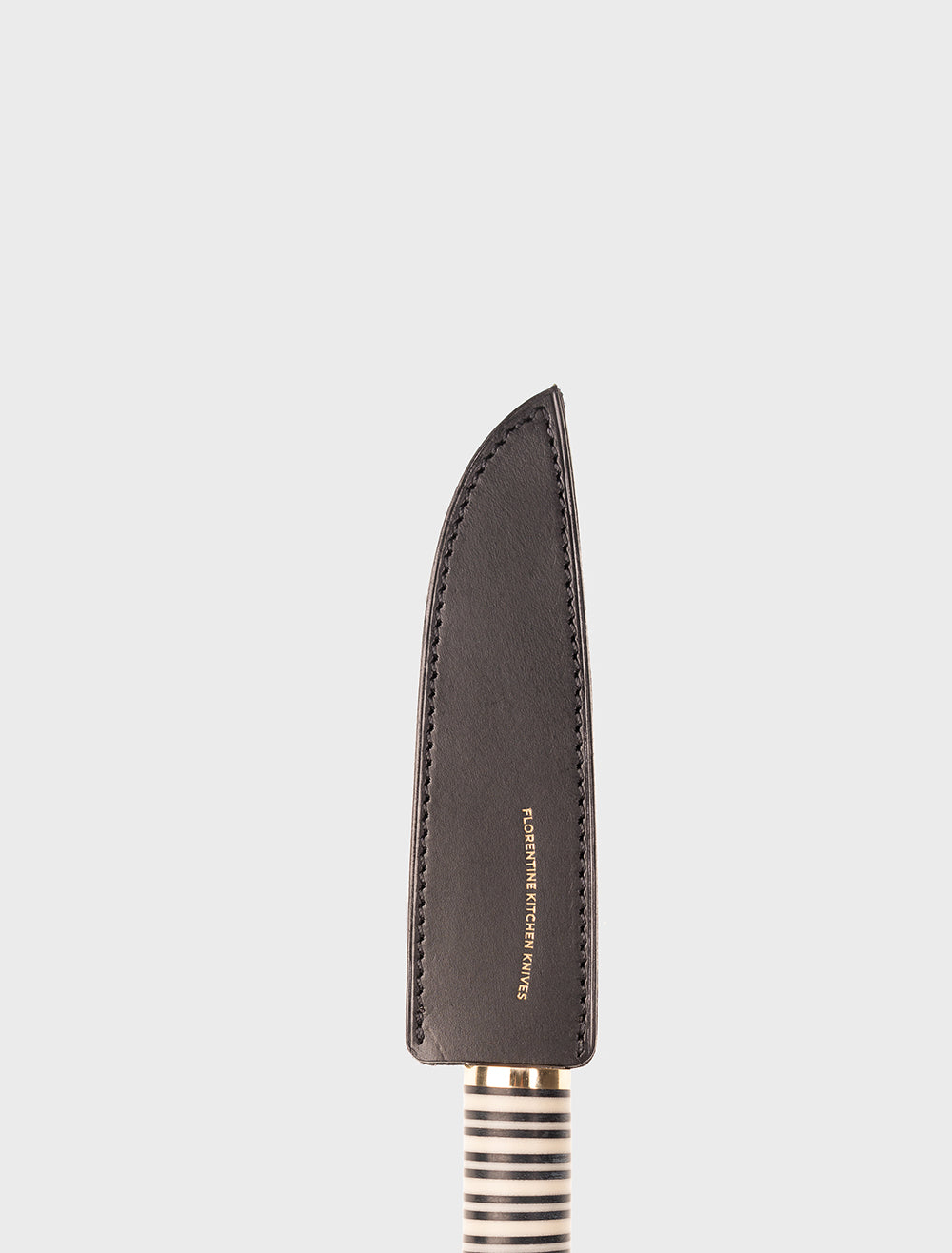 LEATHER BLADE GUARD FOR FLORENTINE PARING KNIVES