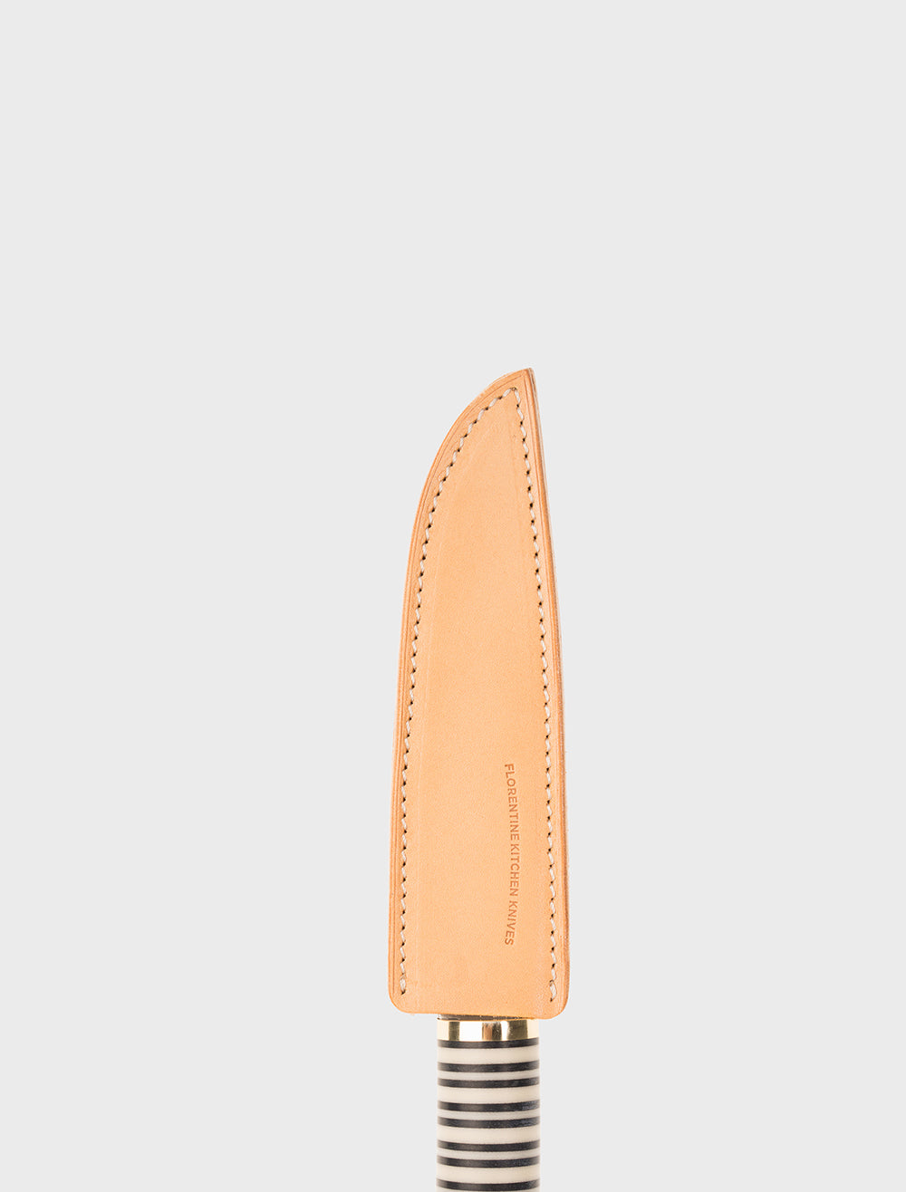 LEATHER BLADE GUARD FOR FLORENTINE PARING KNIVES