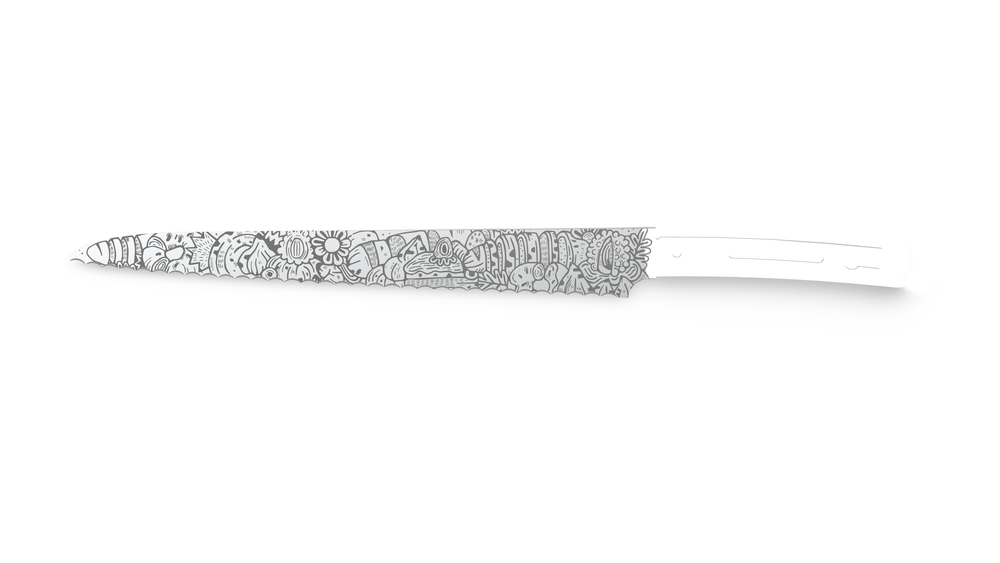 Florentine Kitchen Knives - Blade Guard - Tan Leather - Bread Knife/Sl –  Strata
